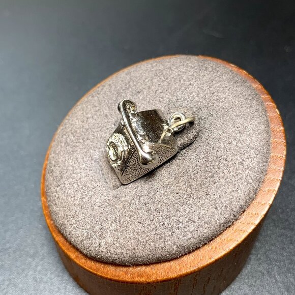 VTG Solid Sterling Silver 925 Fine Rotary Telephone Traditional Dangle Charm - Picture 2 of 11